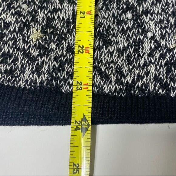 Vintage Erika Zipper Front Ramie/Cotton Christmas Sweater Vest Women's Size S - Picture 2 of 15